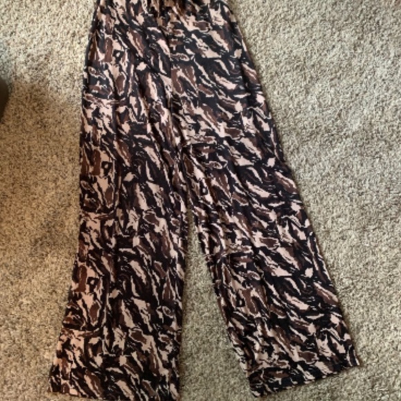Zara Wide Leg Palazzo Pants Small - Picture 5 of 9